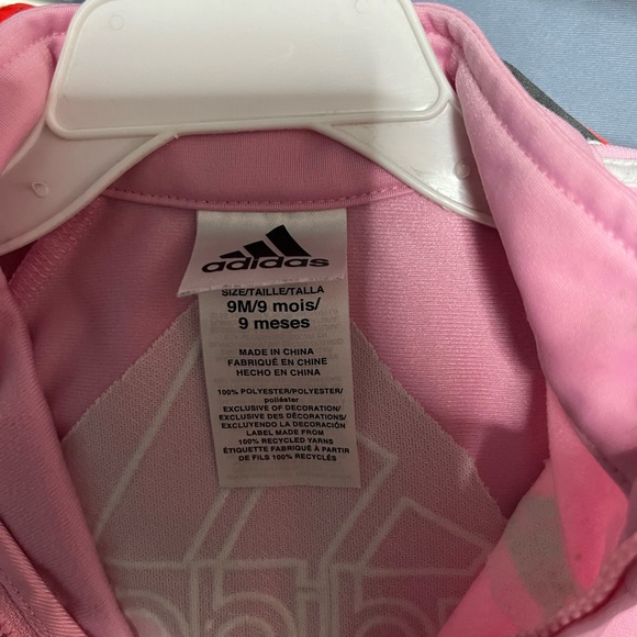 Adidas Baby‎ Pink zip up track top - Picture 3 of 3